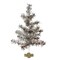 Primitives By Kathy 19.0 Inch Silver Tinsel Tree Lg Christmas Decorative Tree , Christmas Red Berries